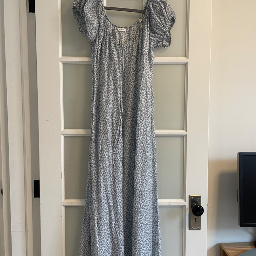 Never worn Doen Sofia Dress - Blue/Small